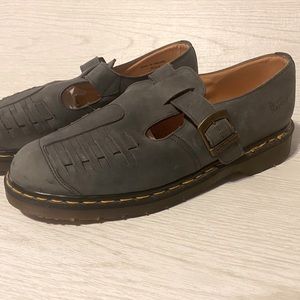 Dr Martens 8064 Gray Fisherman Sandals Sz 11